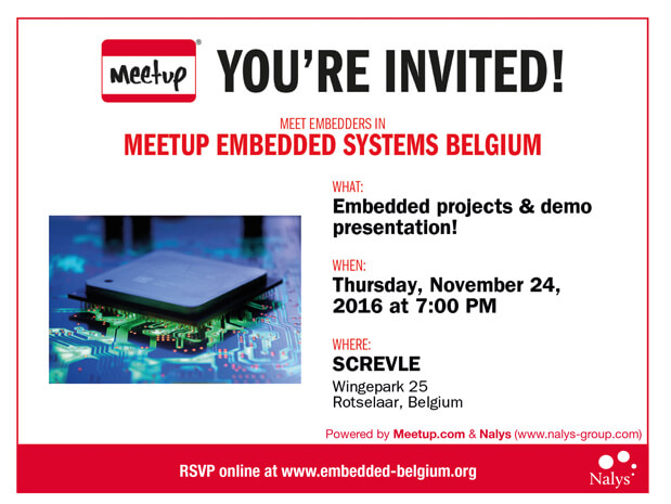 Embedded Systems Meetup - November